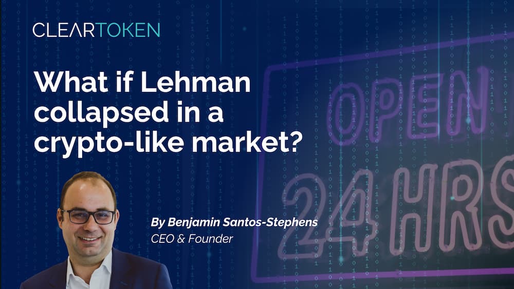 Tabb Forum: What if Lehman Collapsed in a Crypto-Like Market?
